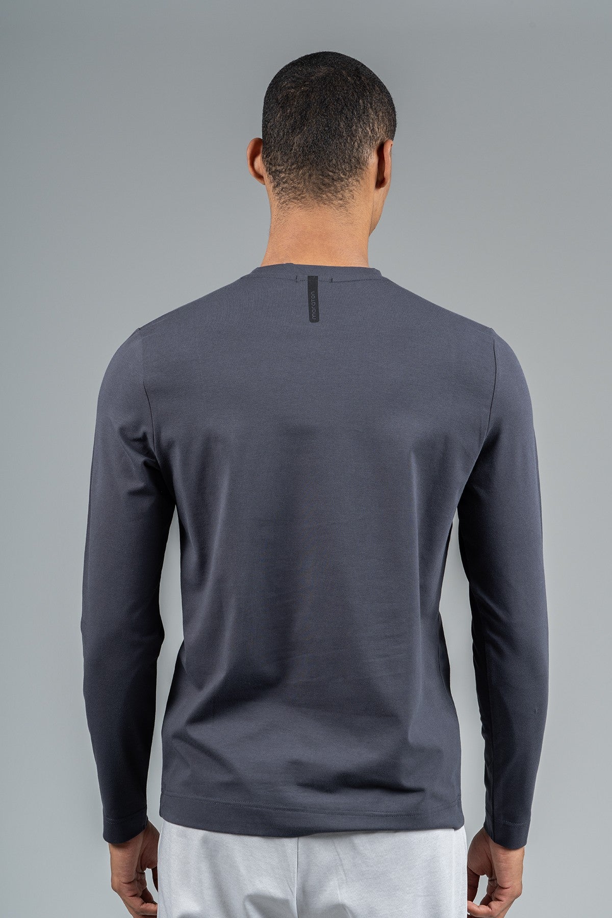 Regular Erkek Bisiklet Yaka Antrasit Sweatshirt