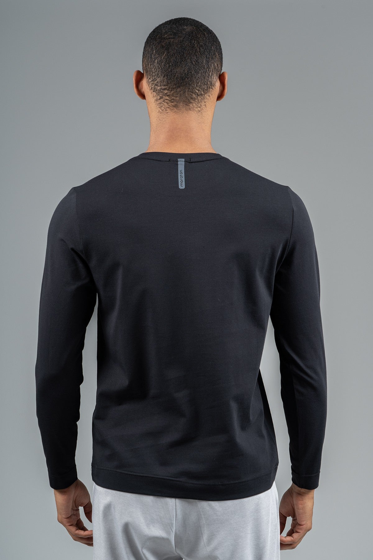 Regular Erkek Bisiklet Yaka Siyah Sweatshirt