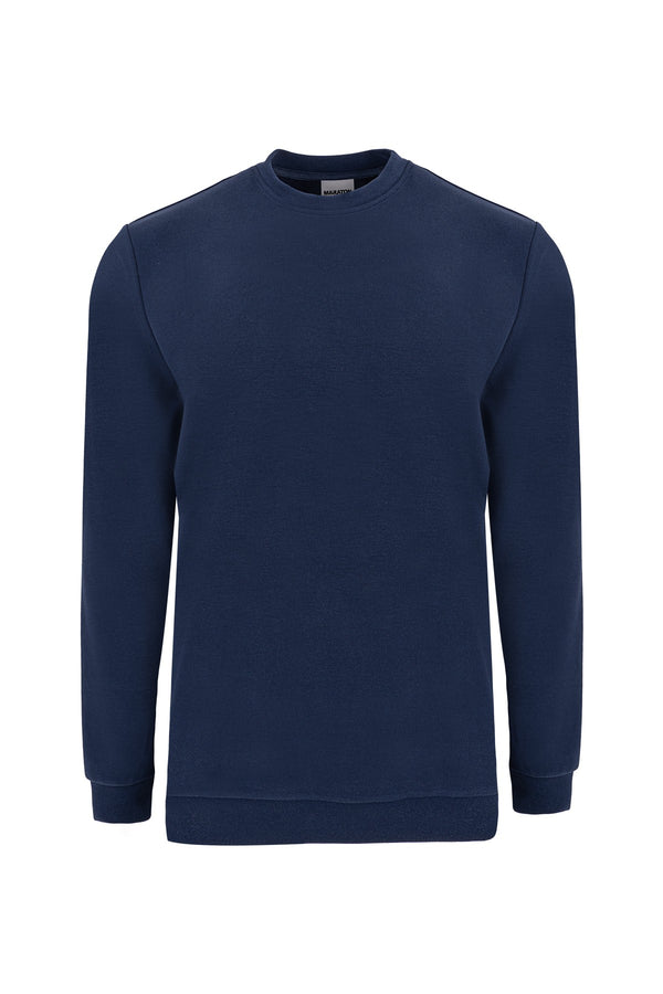 Comfort Erkek Bisiklet Yaka Lacivert Sweatshirt