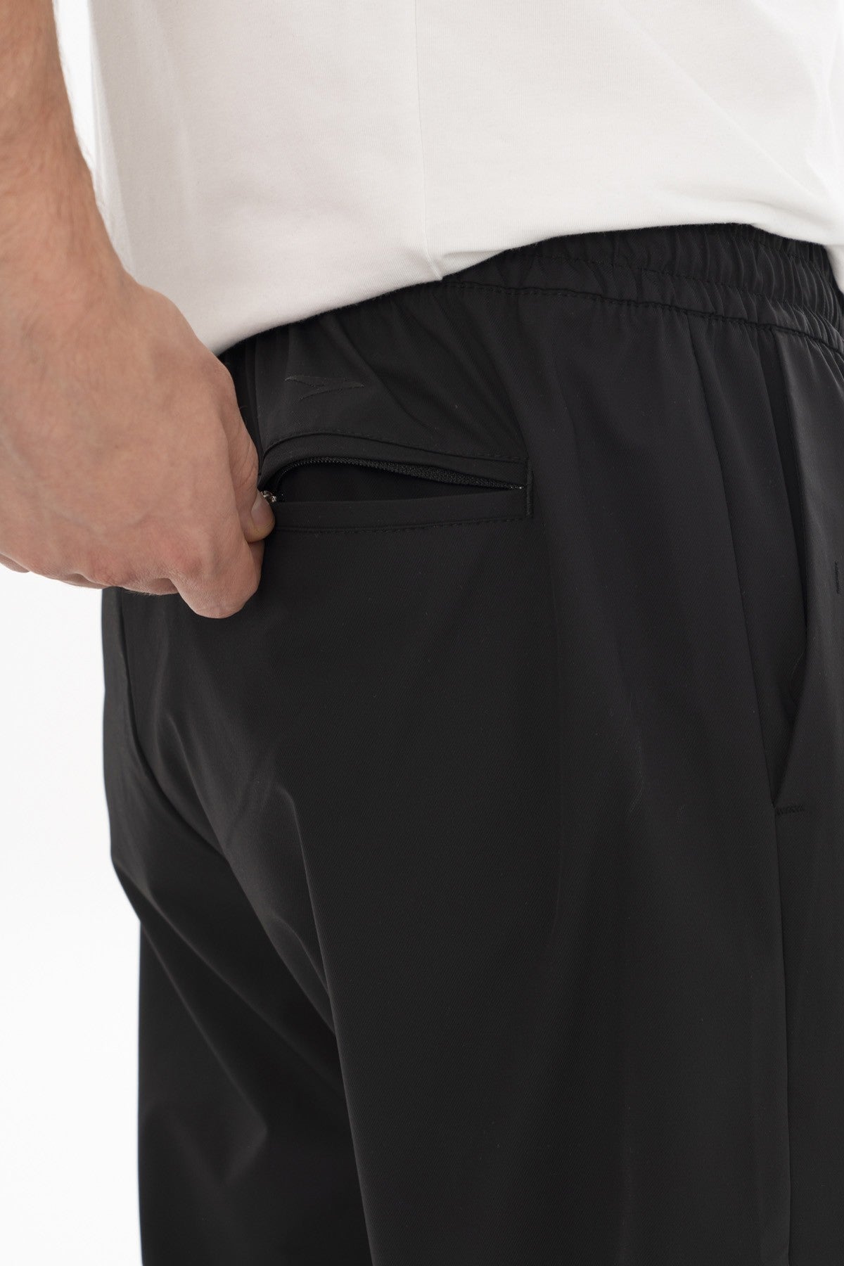 Regular Erkek Düz Paça Siyah Pantolon