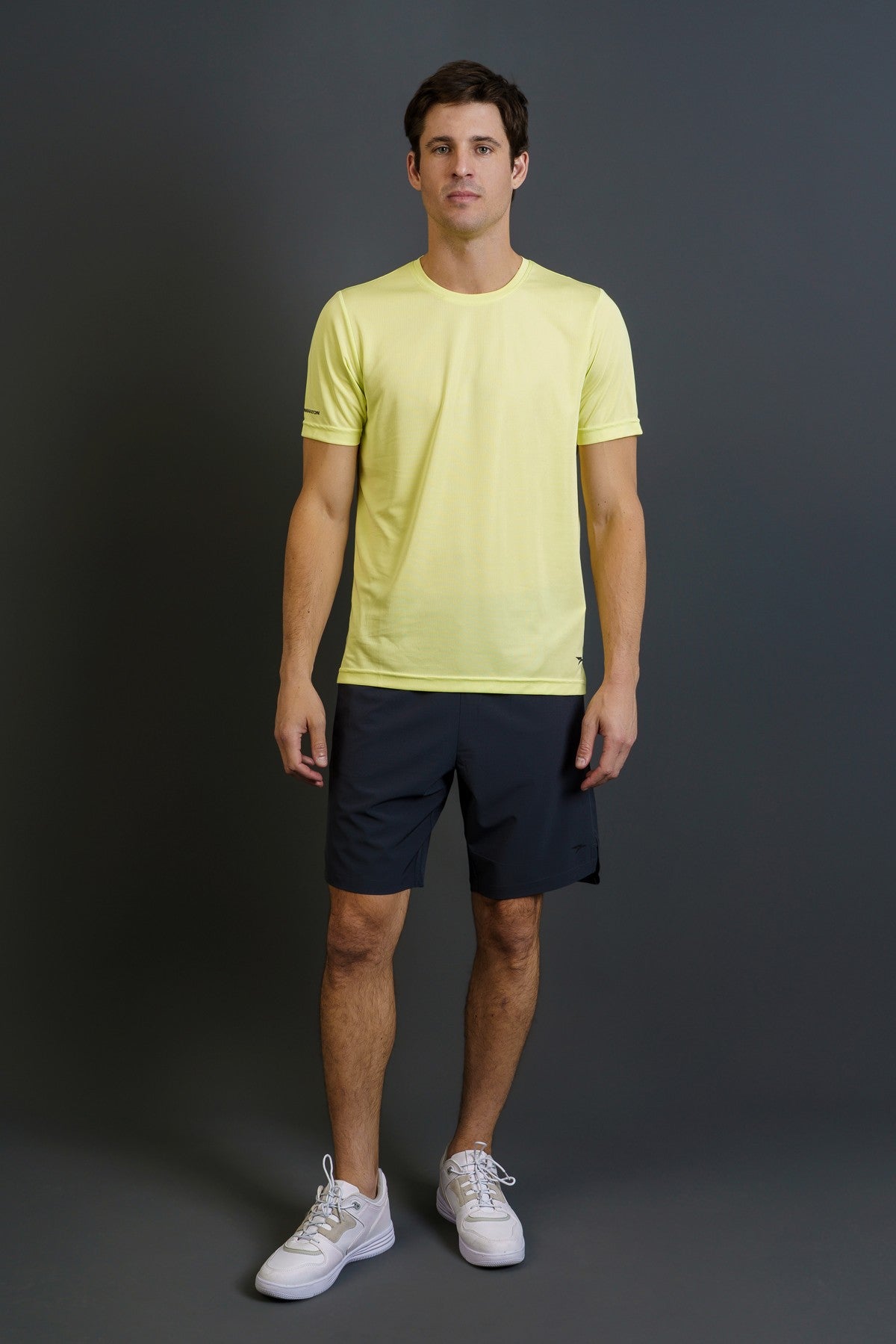 Regular Erkek Bisiklet Yaka Açık Yeşil T-shirt