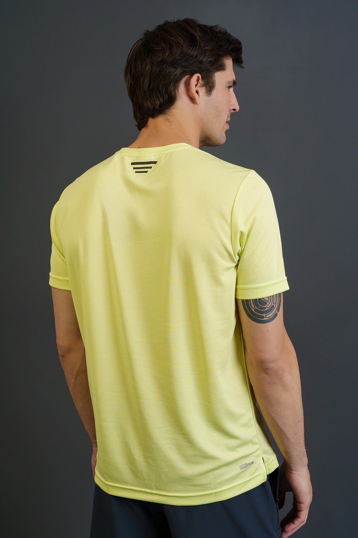 Regular Erkek Bisiklet Yaka Açık Yeşil T-shirt
