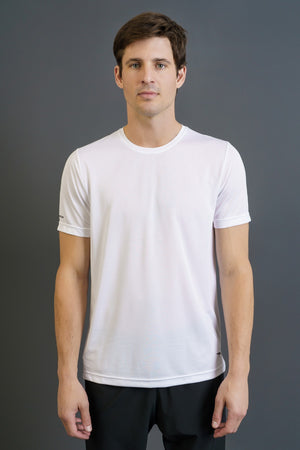 Regular Erkek Bisiklet Yaka Beyaz T-shirt