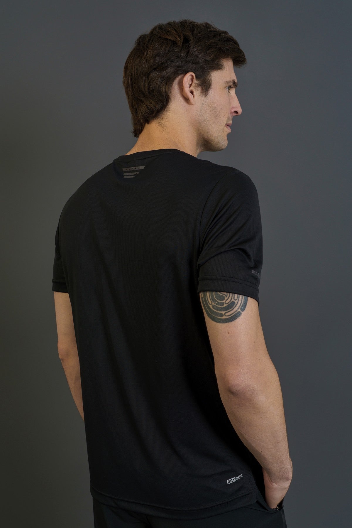 Regular Erkek Bisiklet Yaka Siyah T-shirt
