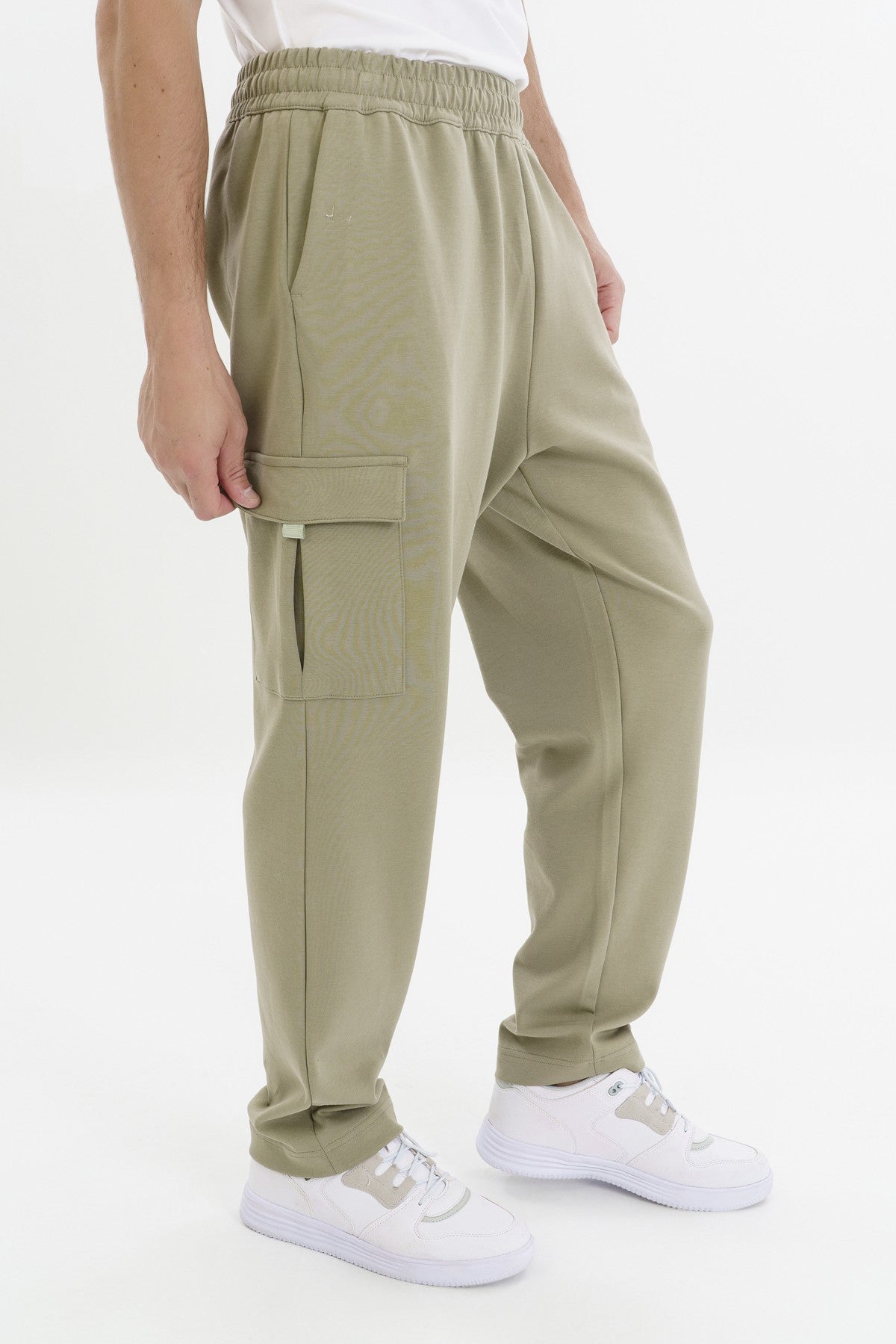 Comfort Erkek Düz Paça Haki Pantolon
