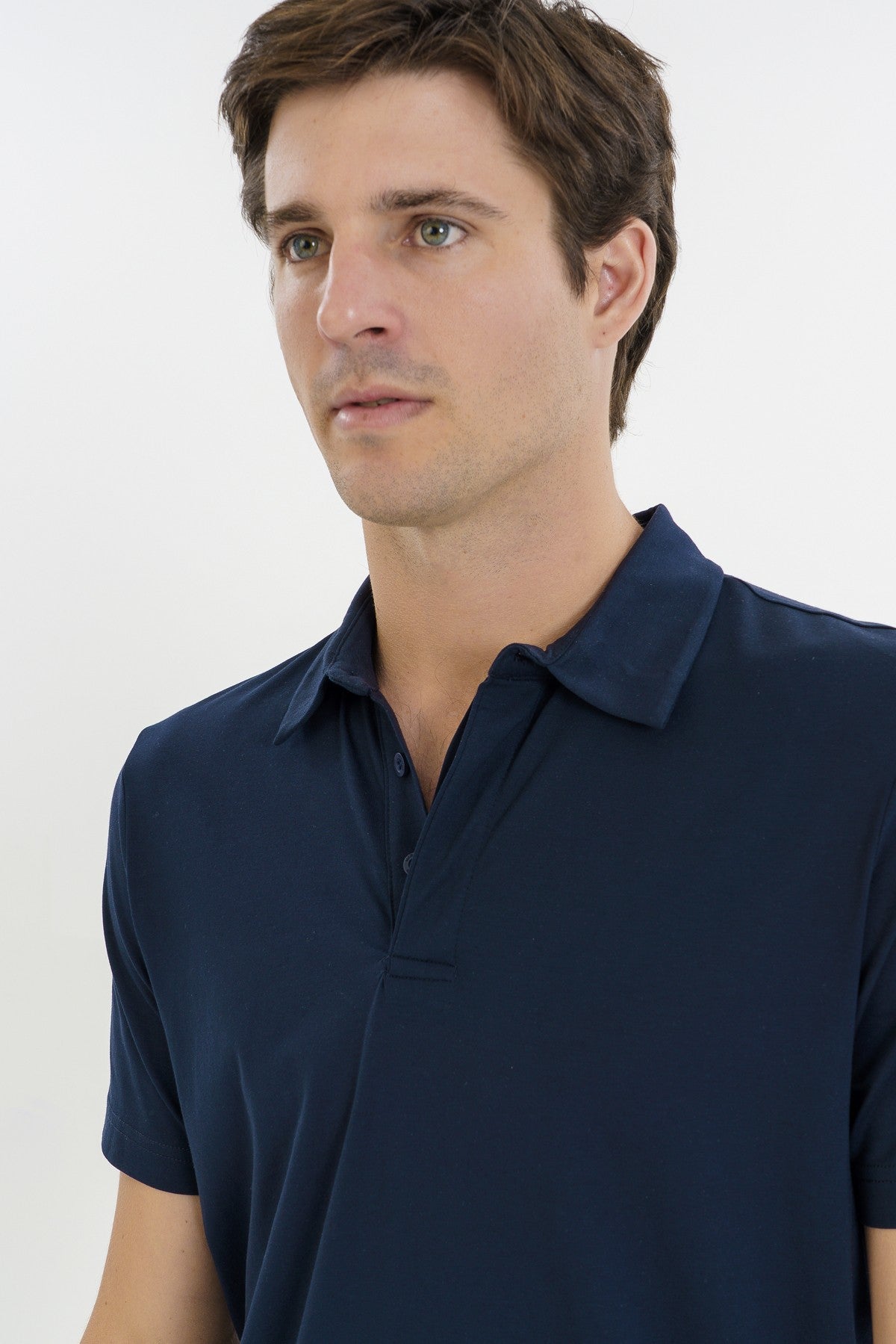 Regular Erkek Polo Yaka Lacivert T-shirt