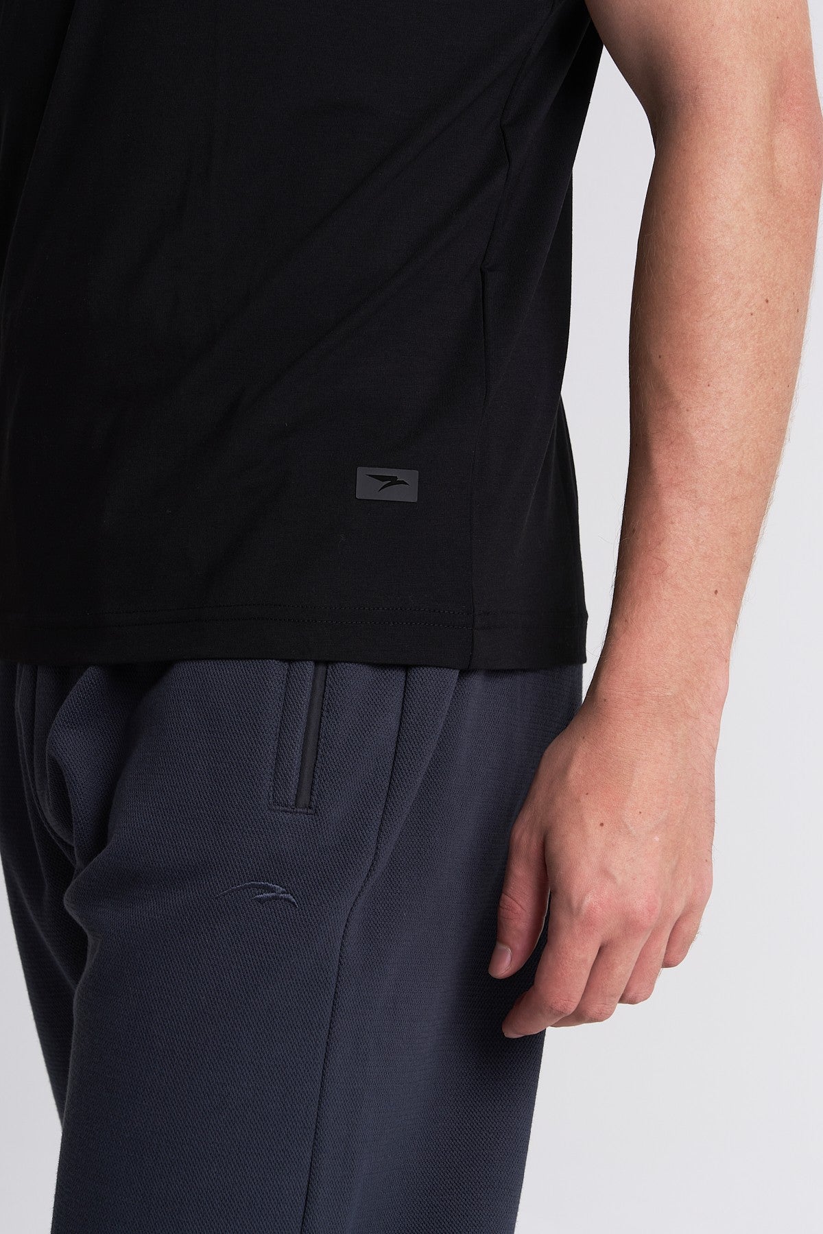 Regular Erkek Polo Yaka Siyah T-shirt