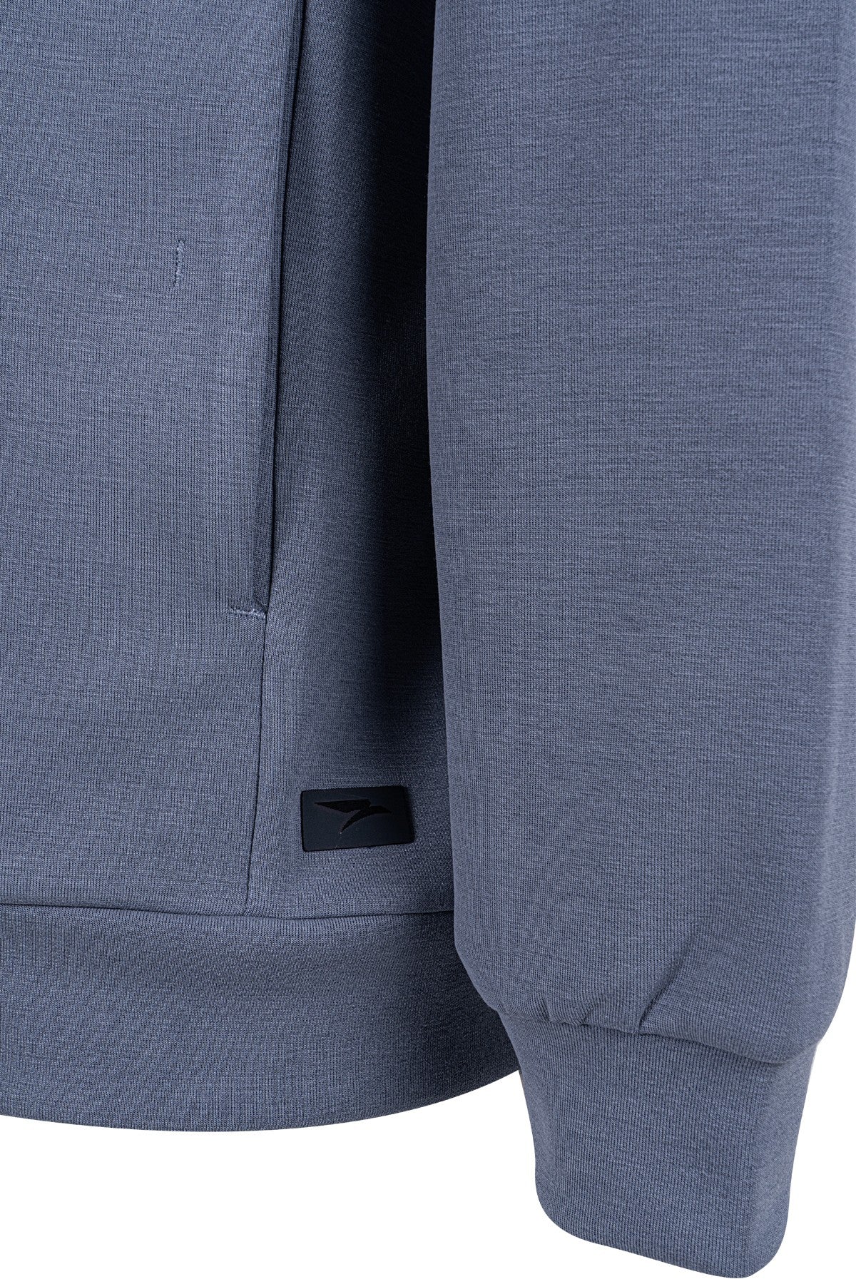 Comfort Erkek Kapüşonlu İndigo Sweatshirt