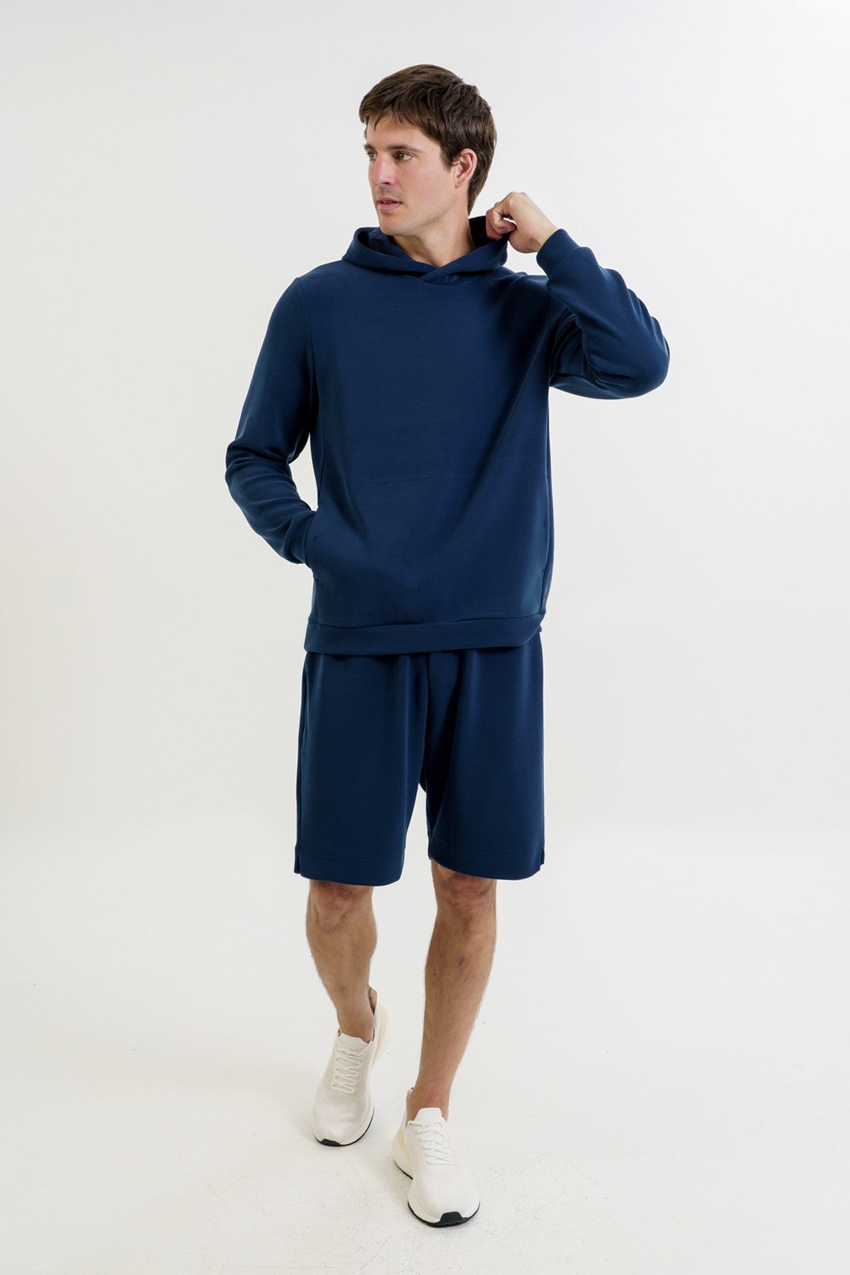 Comfort Erkek Kapüşonlu Lacivert Sweatshirt