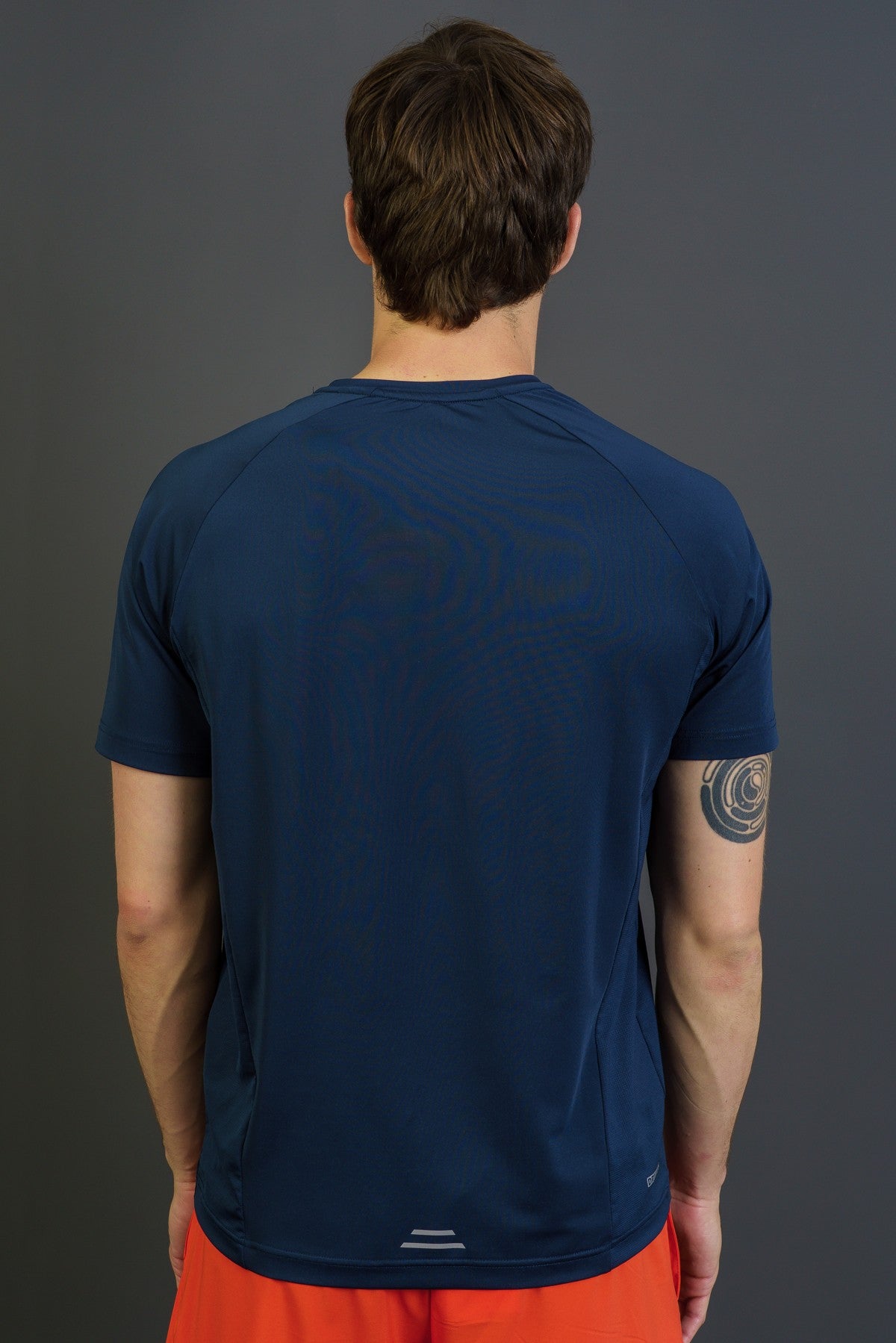 Regular Erkek Bisiklet Yaka Lacivert T-shirt