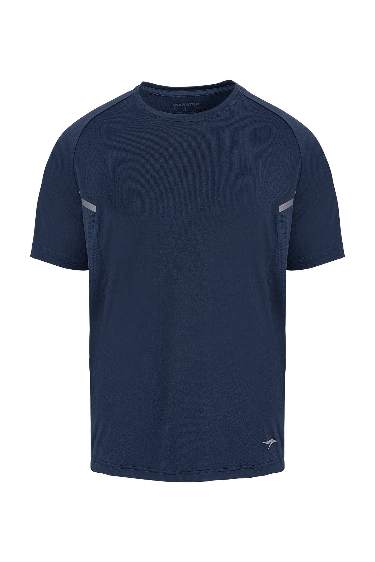 Regular Erkek Bisiklet Yaka Lacivert T-shirt
