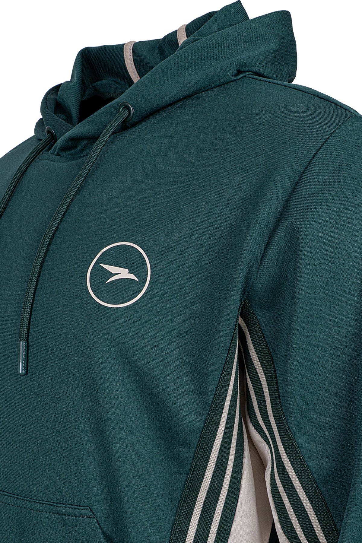 Erkek Kapüşonlu Yeşil Sweatshirt