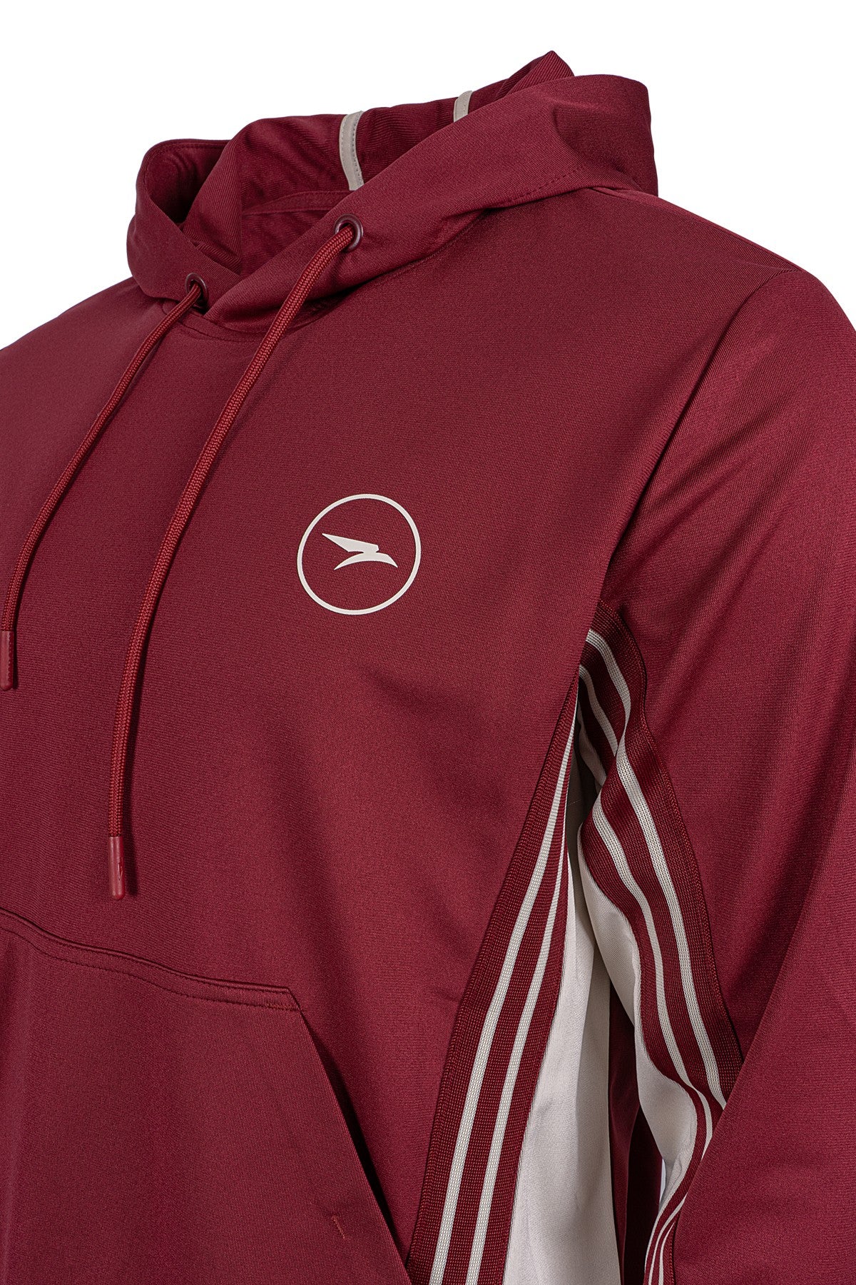 Erkek Kapüşonlu Bordo Sweatshirt