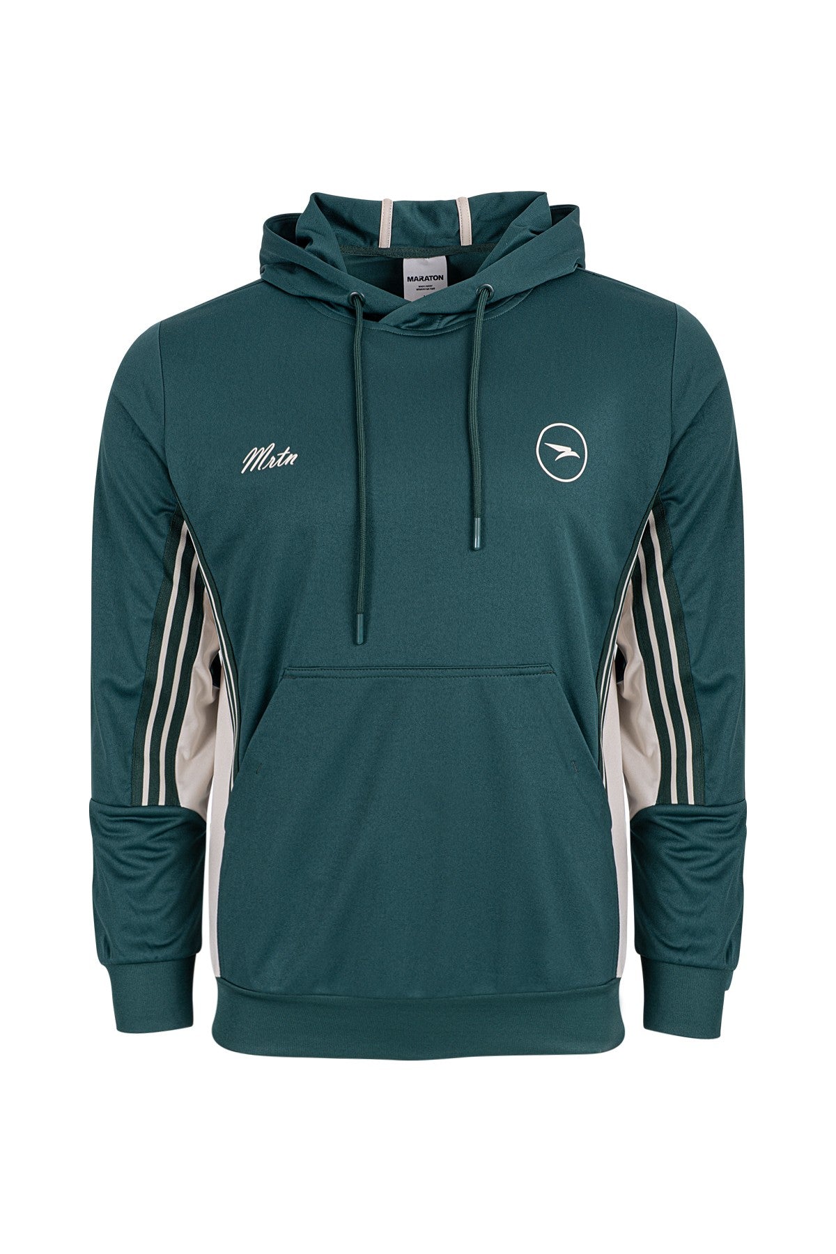 Erkek Kapüşonlu Yeşil Sweatshirt