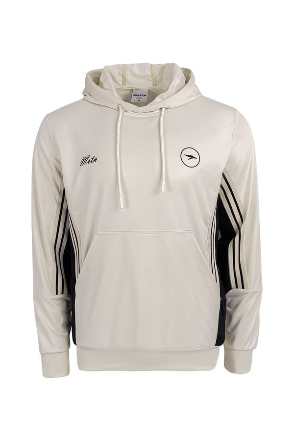 Erkek Kapüşonlu Bej Sweatshirt
