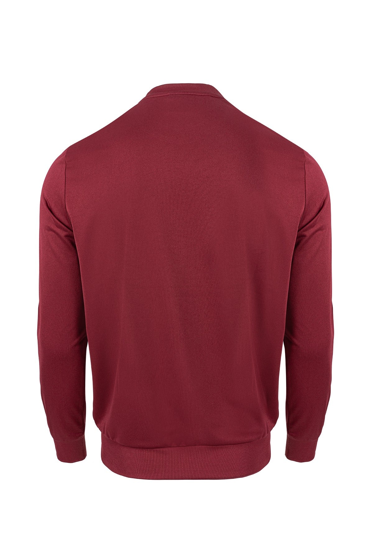 Comfort Erkek Bisiklet Yaka Bordo Sweatshirt