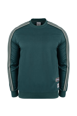 Comfort Erkek Bisiklet Yaka Yeşil Sweatshirt