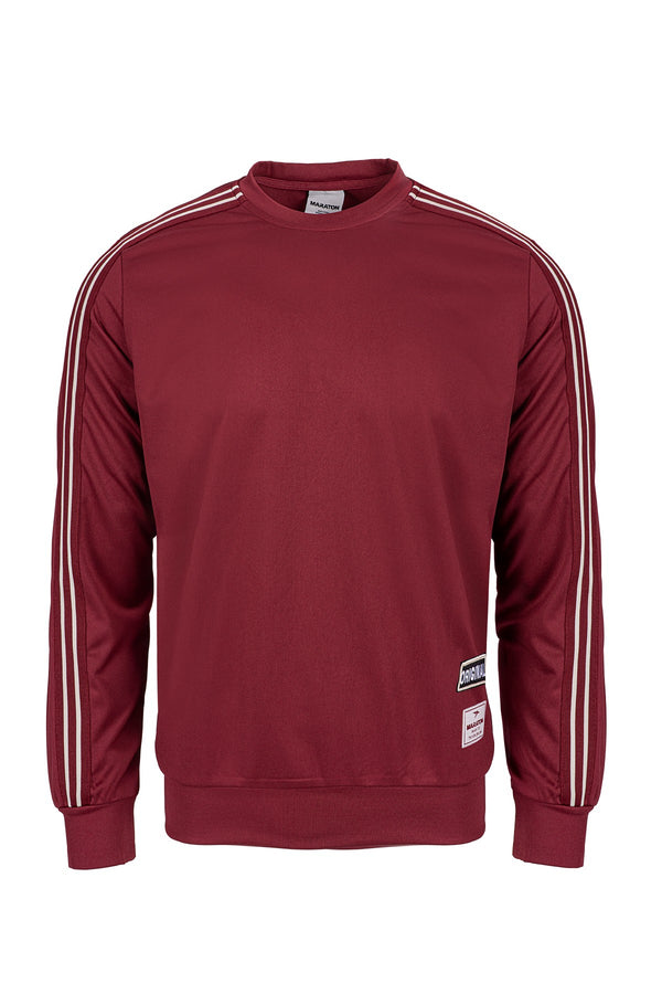 Comfort Erkek Bisiklet Yaka Bordo Sweatshirt