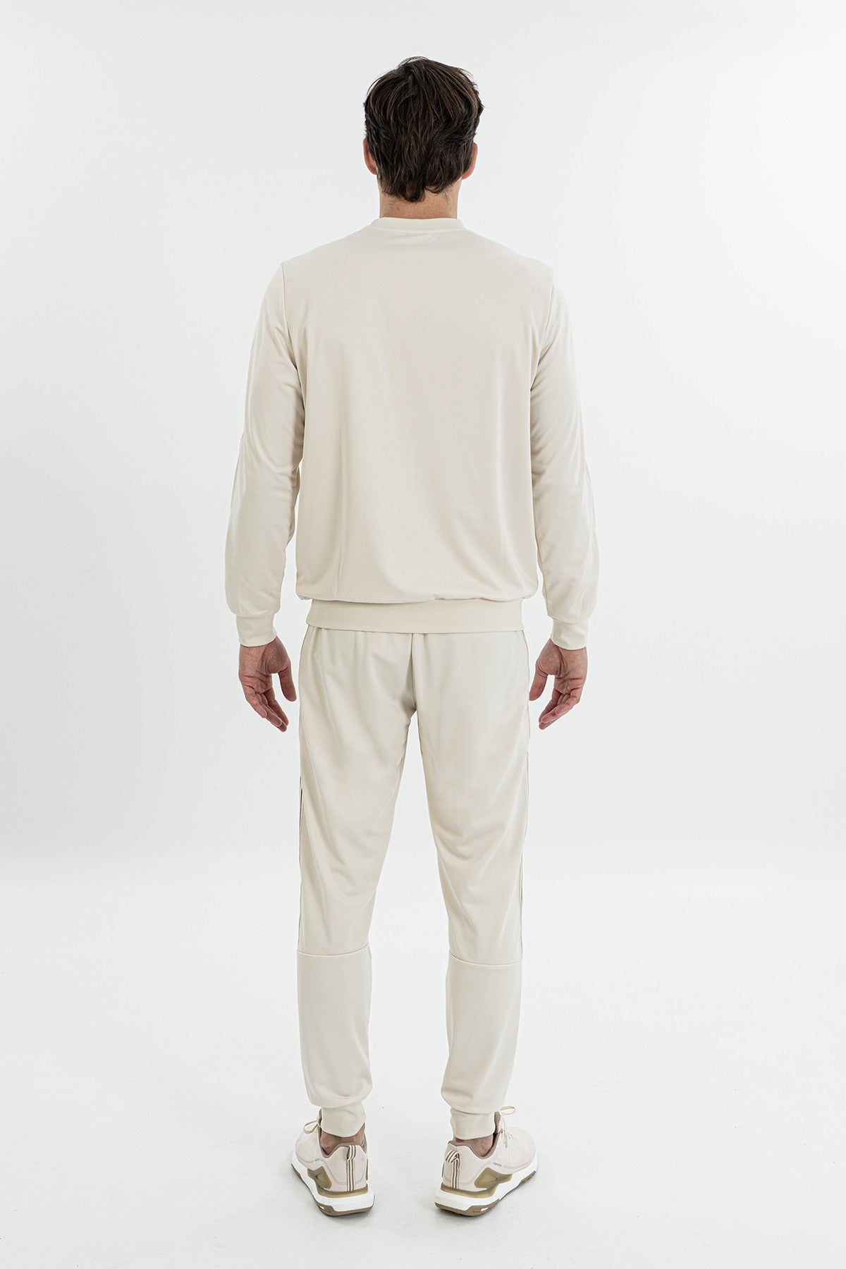 Comfort Erkek Bisiklet Yaka Taş Sweatshirt