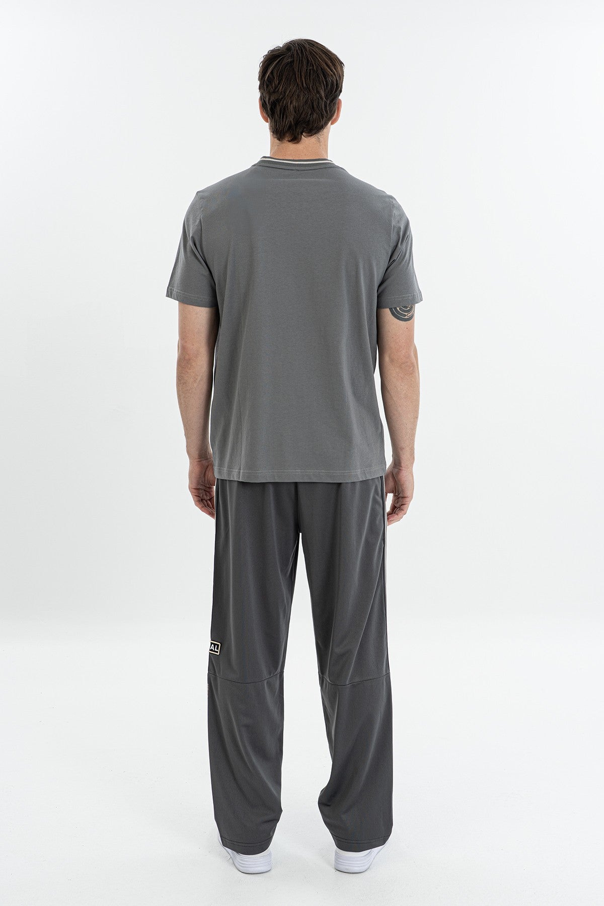 Comfort Erkek Bisiklet Yaka Antrasit T-shirt