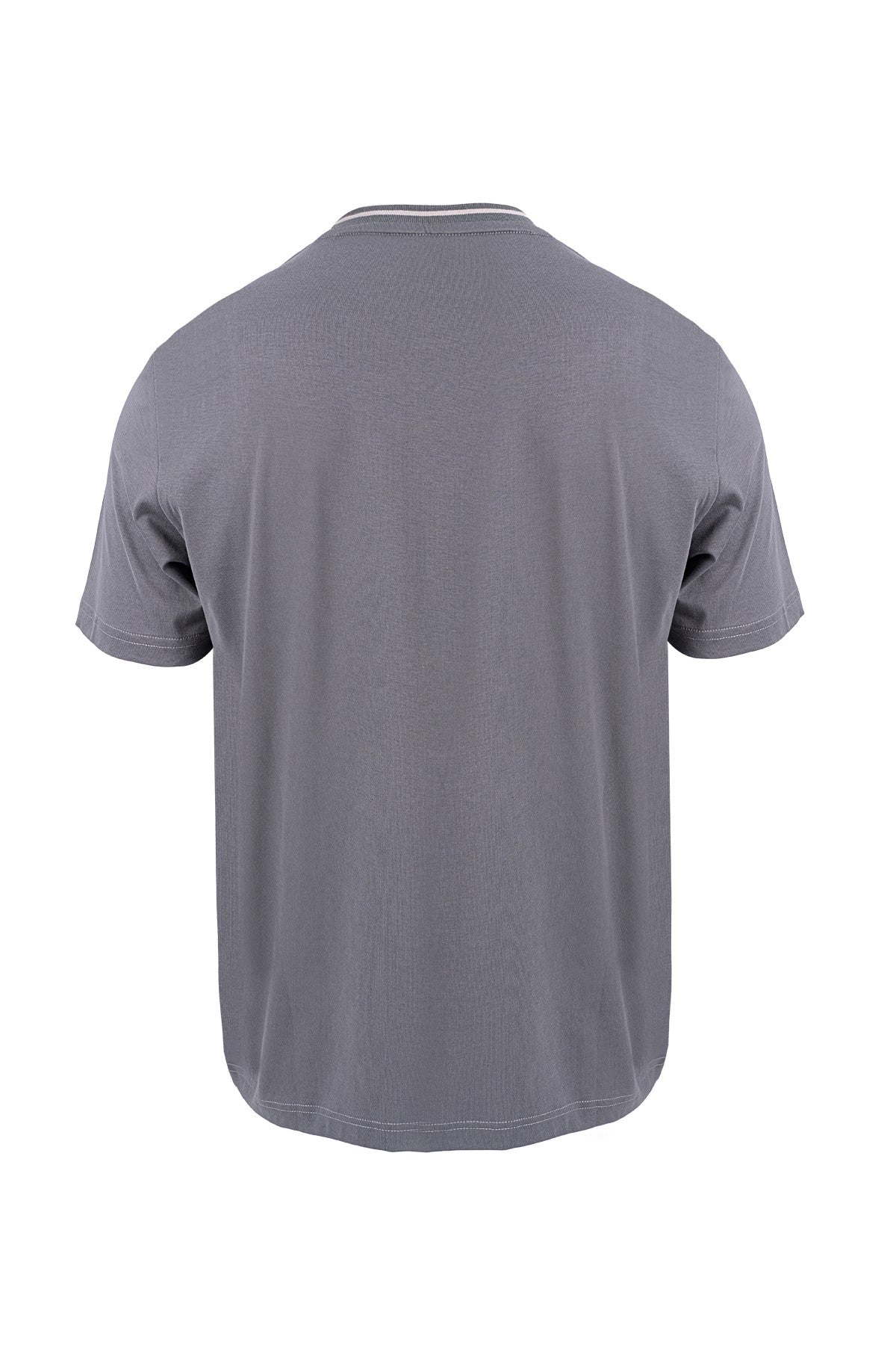 Comfort Erkek Bisiklet Yaka Antrasit T-shirt
