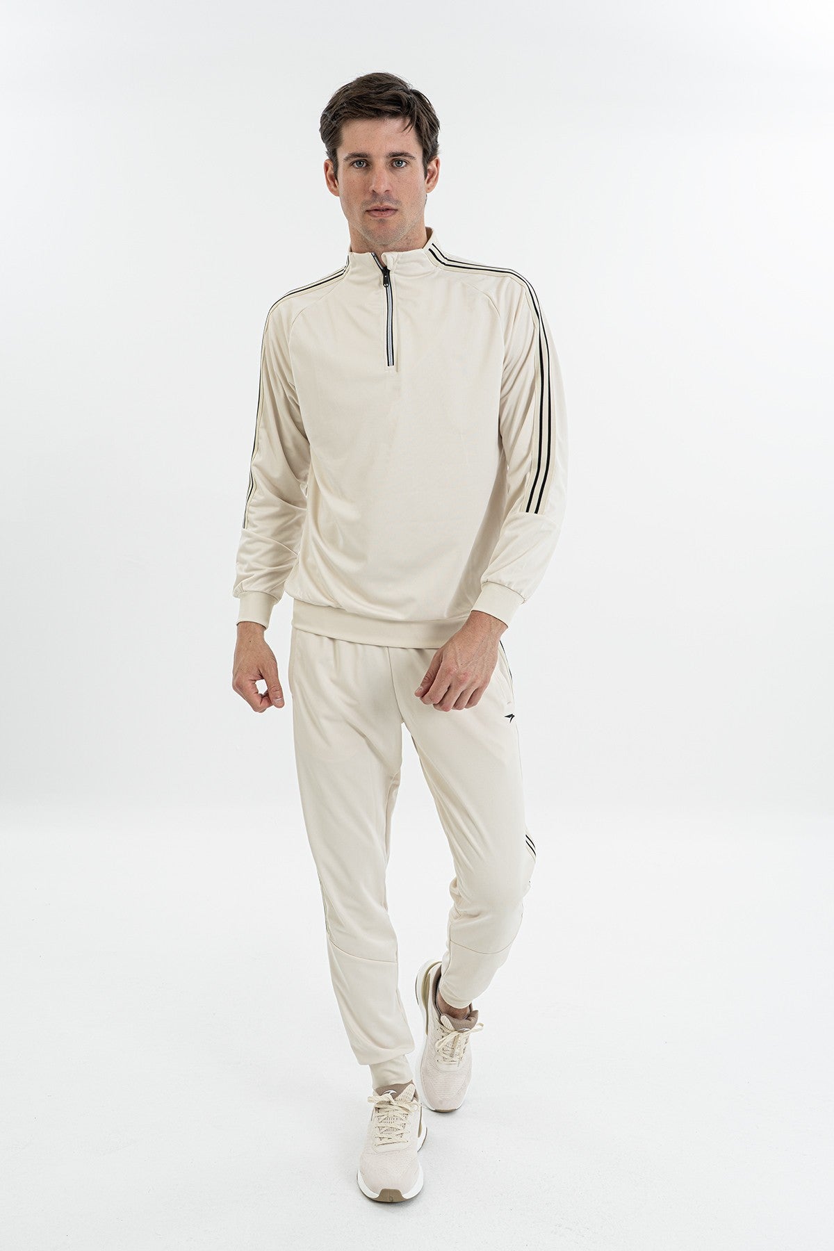 Comfort Erkek Dik Yaka Taş Sweatshirt