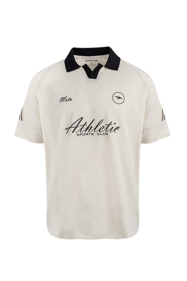 Erkek Polo Yaka Bej T-shirt