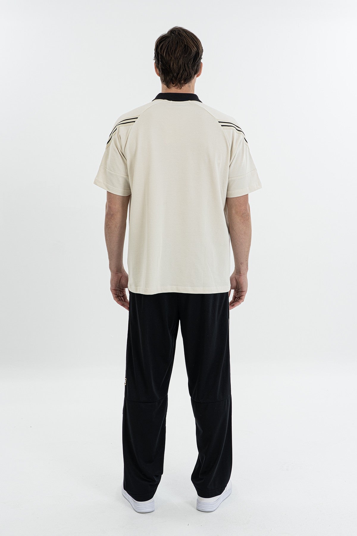Erkek Polo Yaka Bej T-shirt
