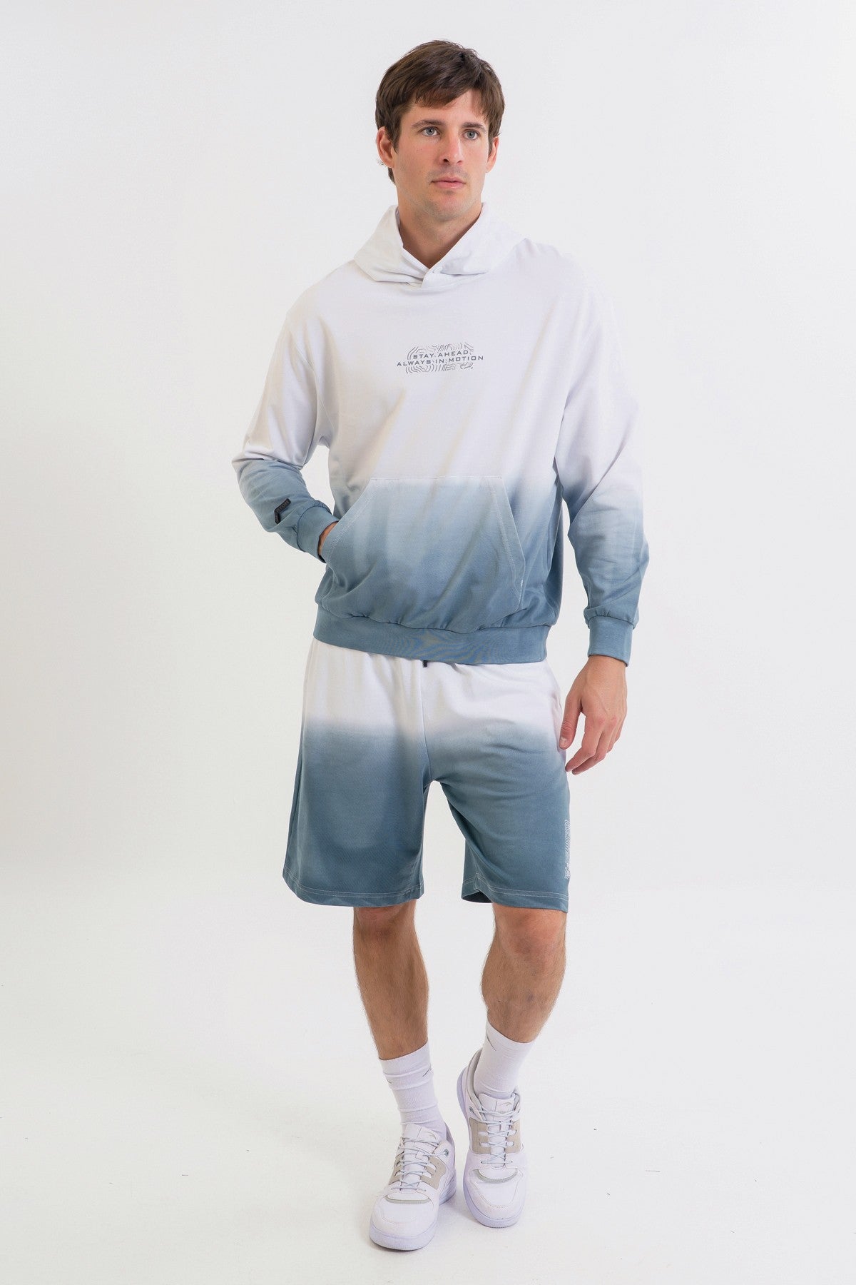 BOXY FİT Erkek Beyaz Sweatshirt
