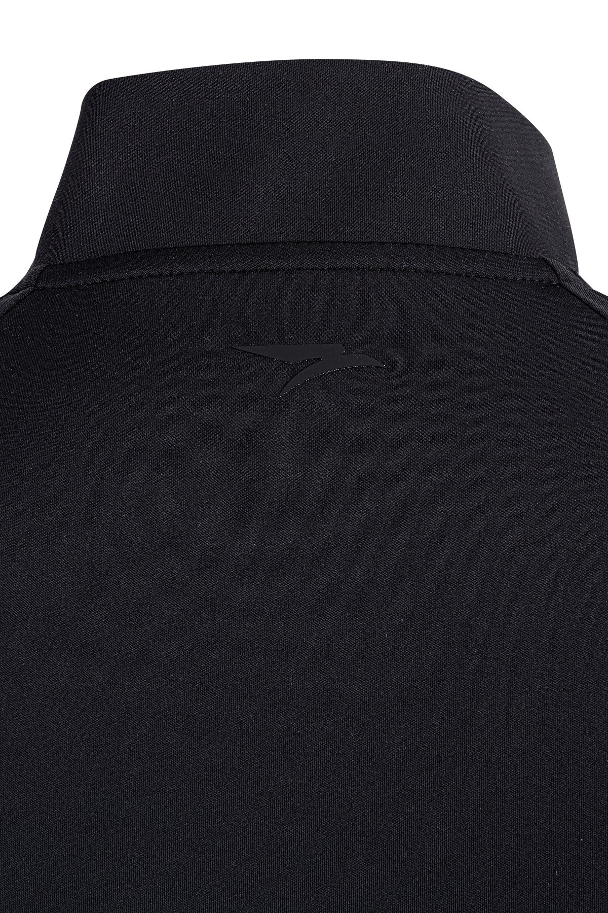 SlimFit Erkek Dik Yaka Siyah Sweatshirt