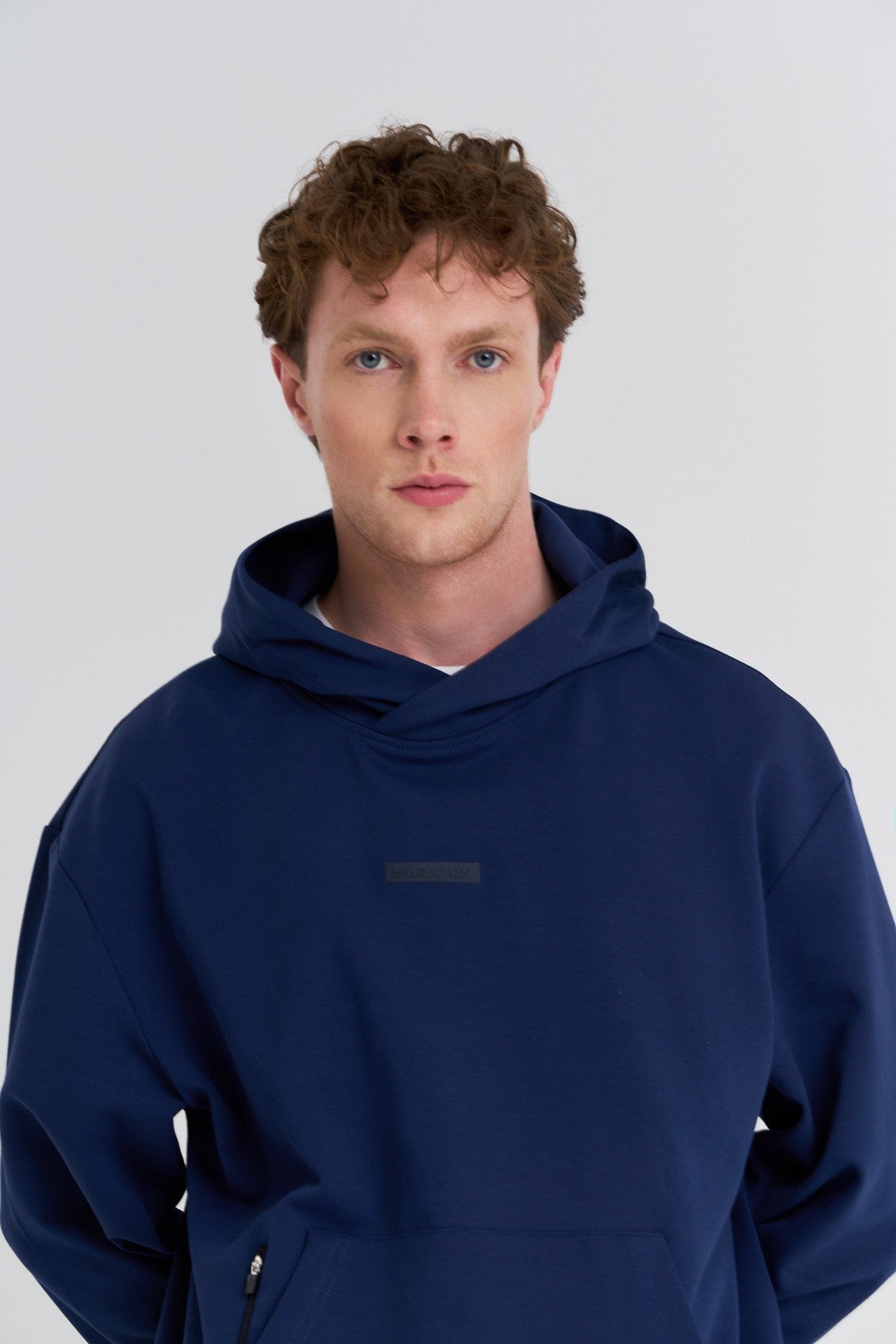 Erkek Kapüşonlu Lacivert Sweatshirt