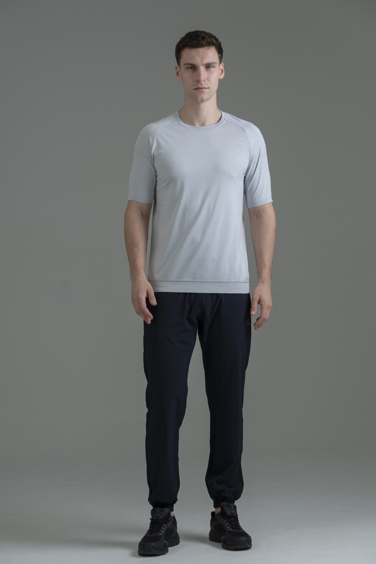 SlimFit Erkek Bisiklet Yaka Beyaz T-shirt