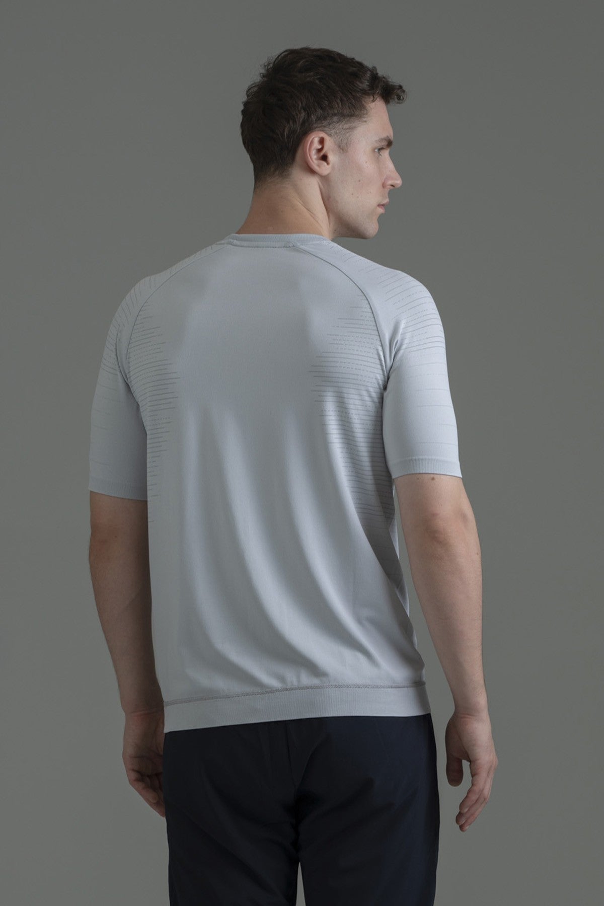 SlimFit Erkek Bisiklet Yaka Beyaz T-shirt
