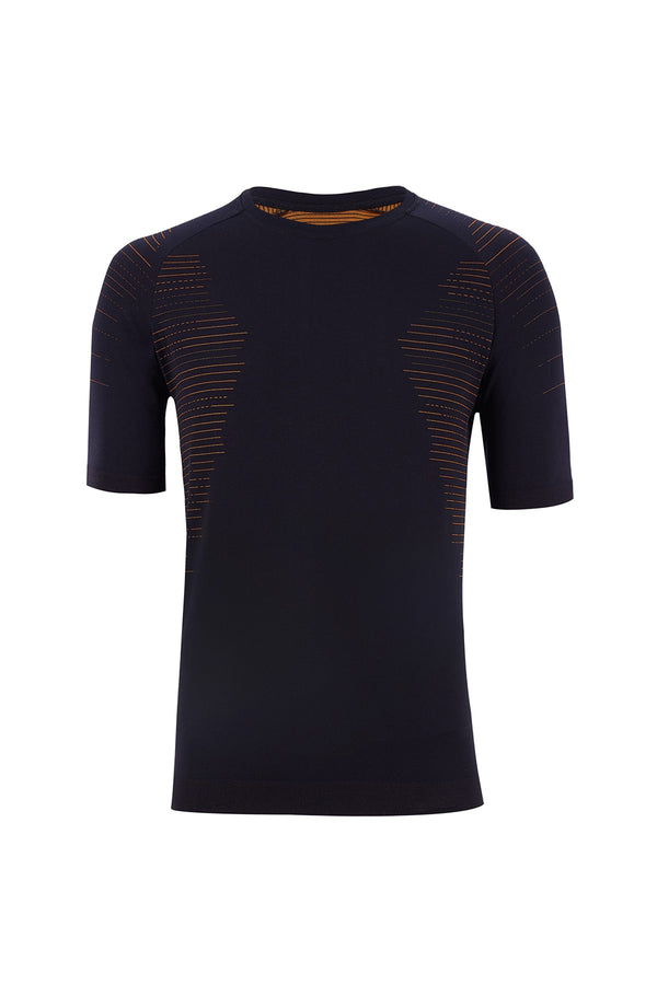 SlimFit Erkek Bisiklet Yaka Siyah T-shirt
