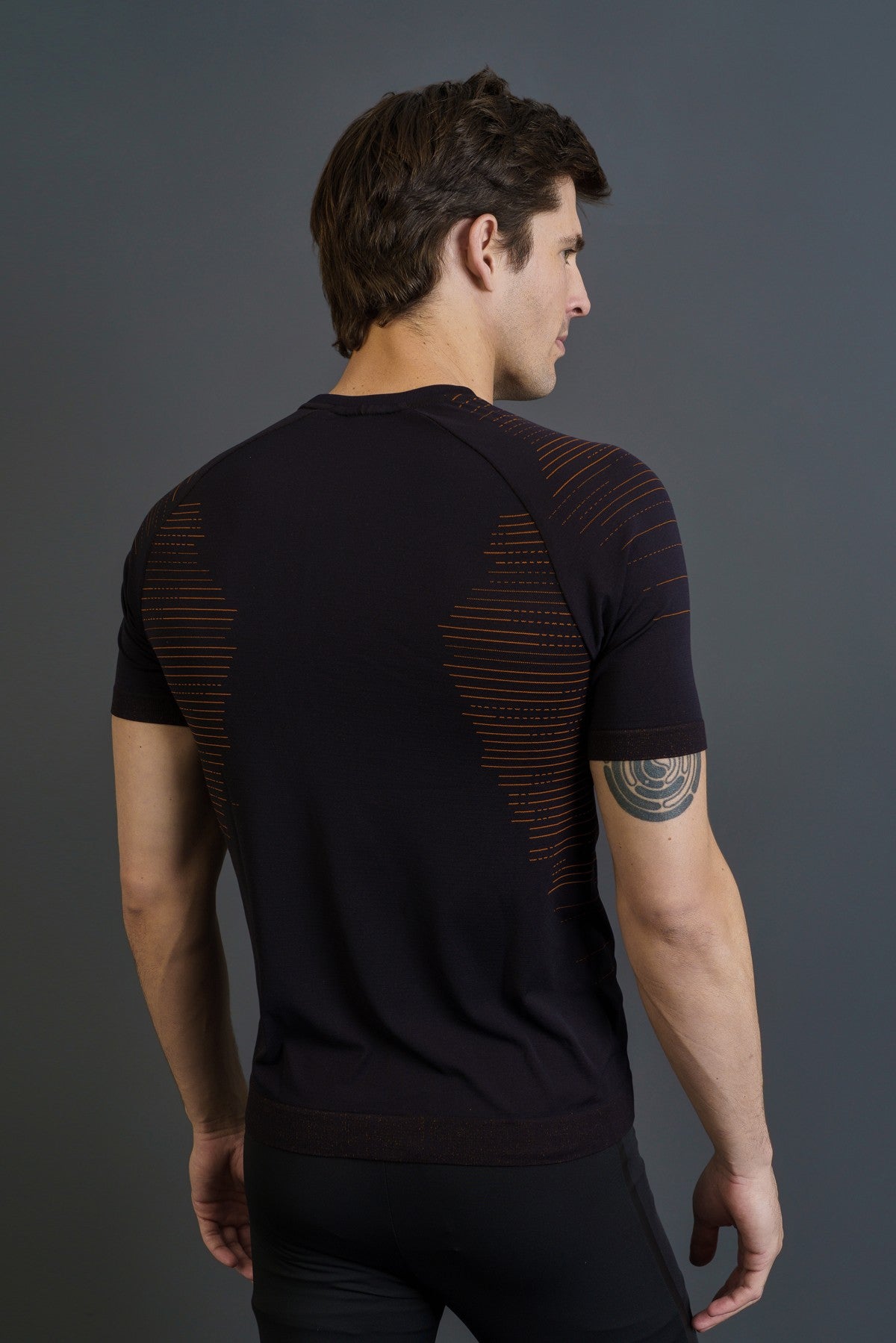 SlimFit Erkek Bisiklet Yaka Siyah T-shirt