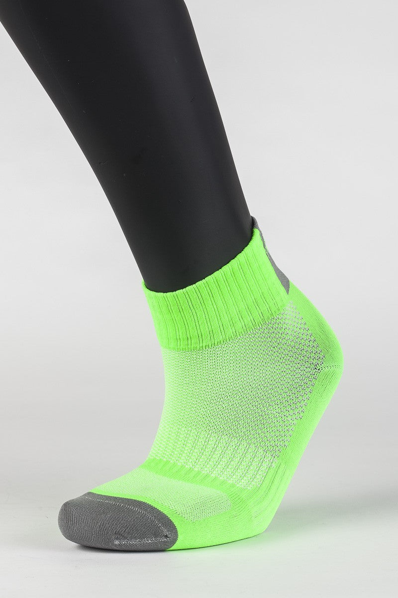 Regular Unisex Neon Yeşil Çorap