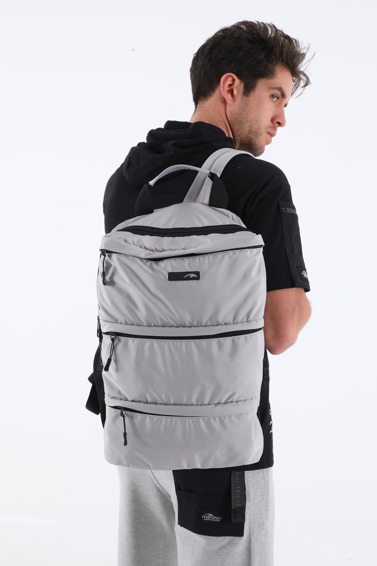 Unisex Gri Çanta