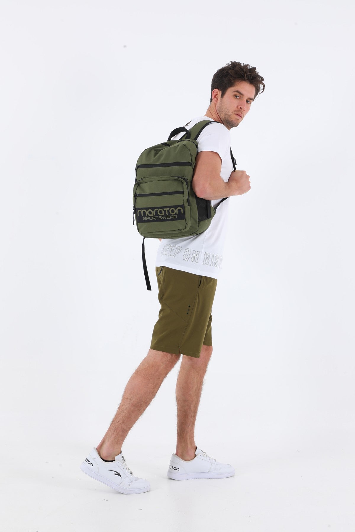 Unisex Haki Çanta