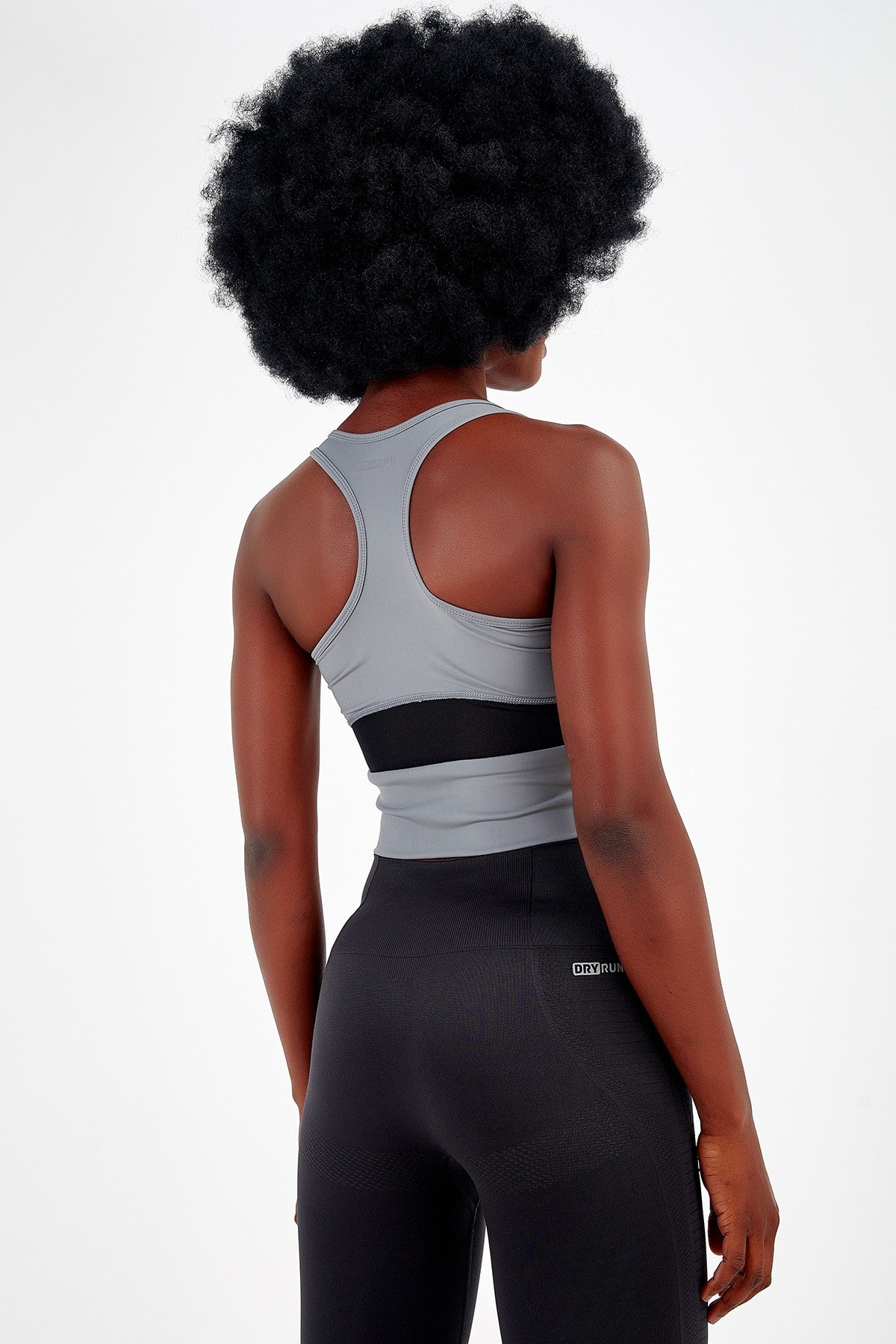 SlimFit Kadın Atlet Yaka Antramelanj Bra