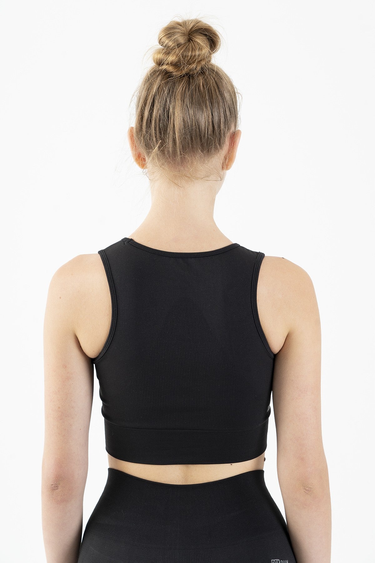 SlimFit Kadın Atlet Yaka Siyah Bra
