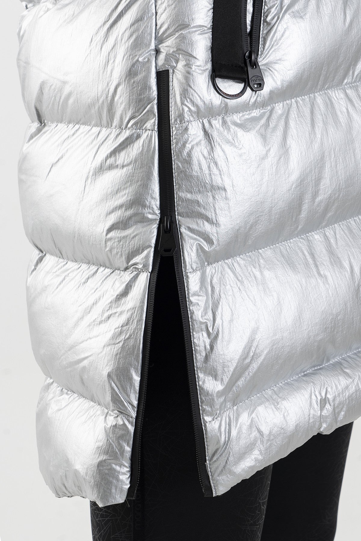 Regular Kadın Kapüşonlu Gri Parka