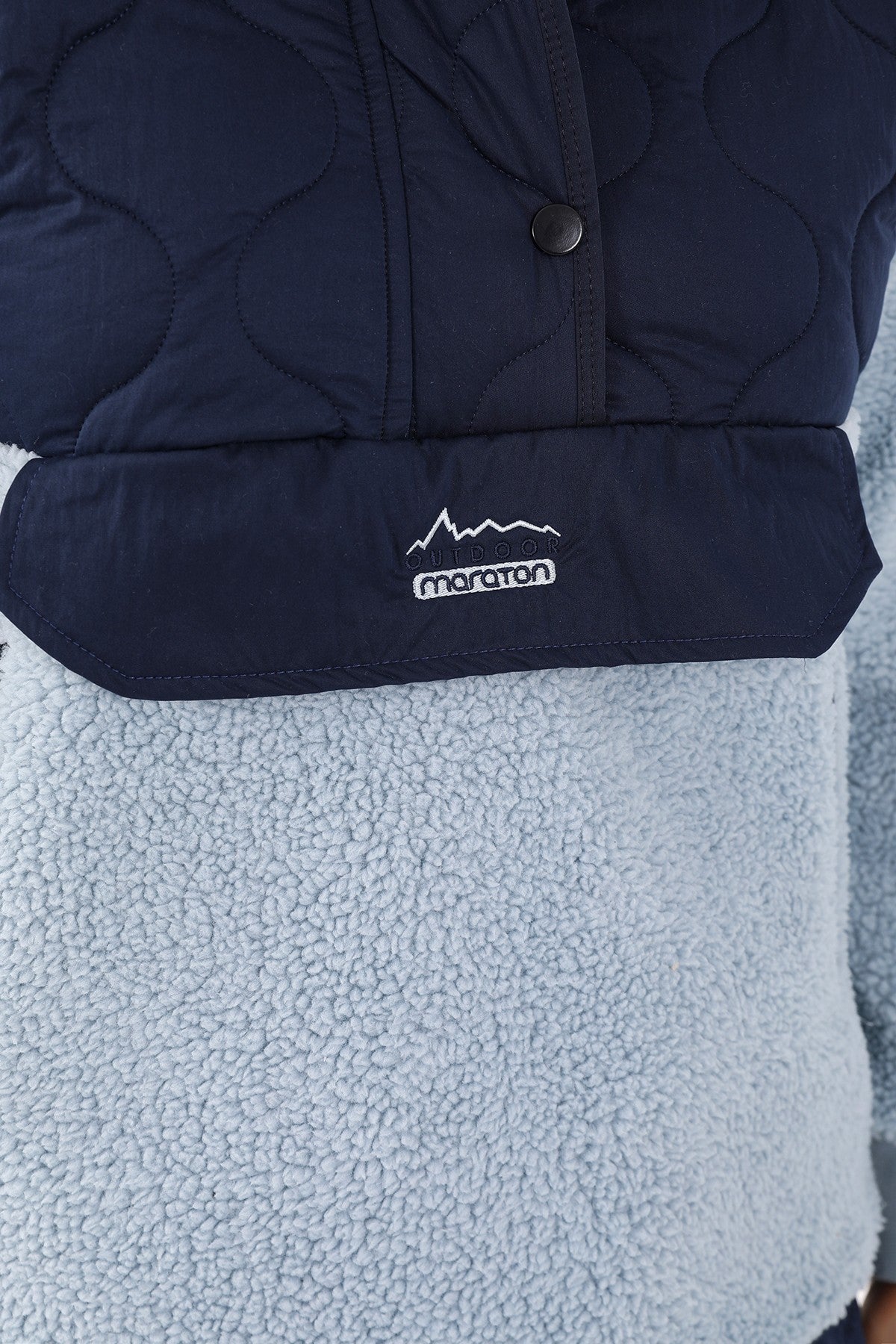 Comfort Kadın Kapüşonlu Açık Mavi Sweatshirt