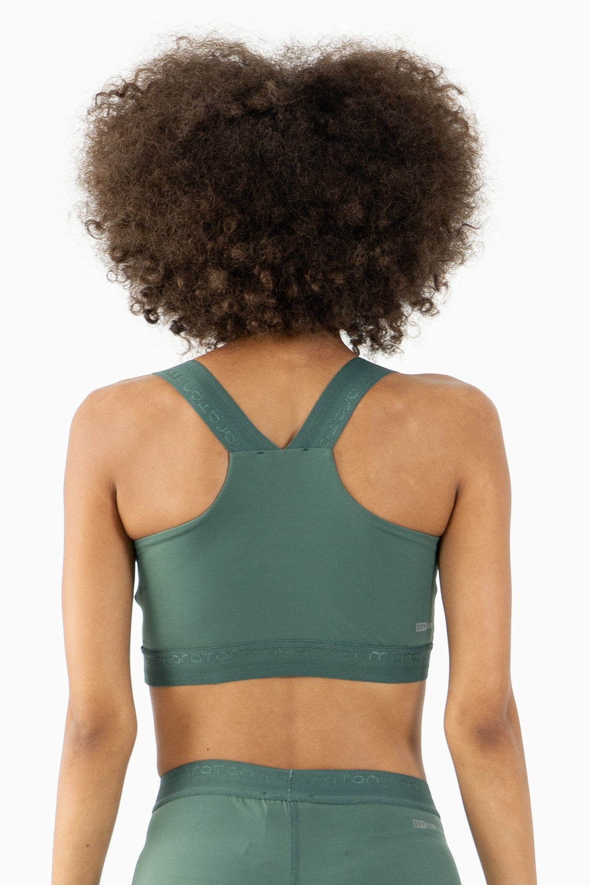 SlimFit Kadın Atlet Yaka Yeşil Bra