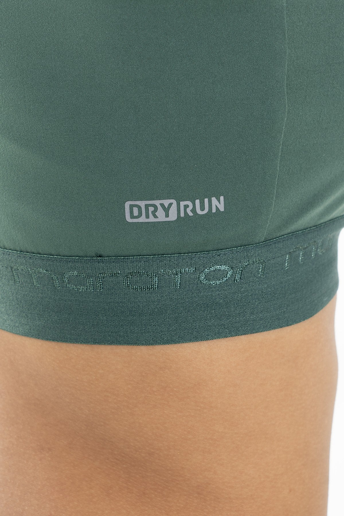 SlimFit Kadın Atlet Yaka Yeşil Bra