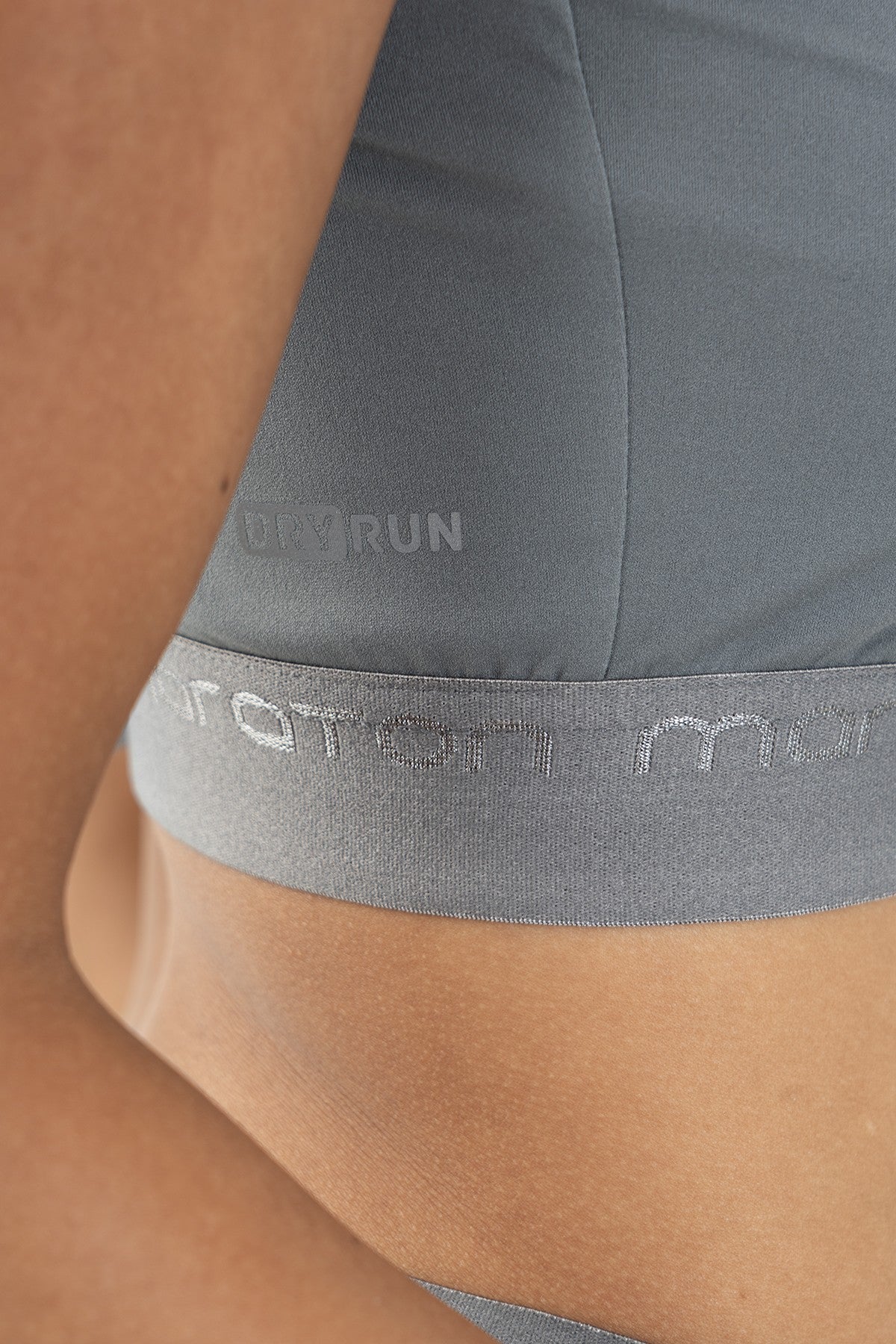 SlimFit Kadın Atlet Yaka Antrasit Bra
