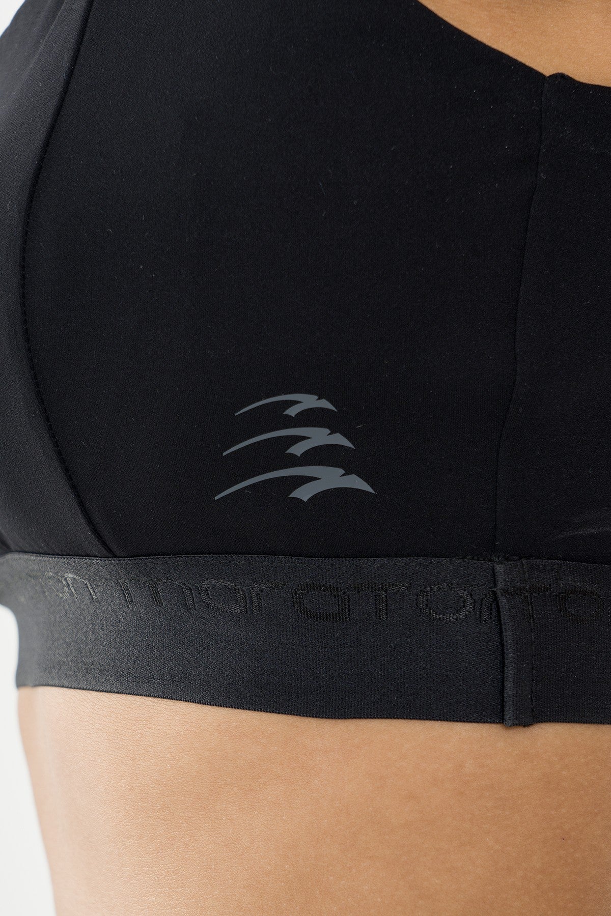 SlimFit Kadın Atlet Yaka Siyah Bra