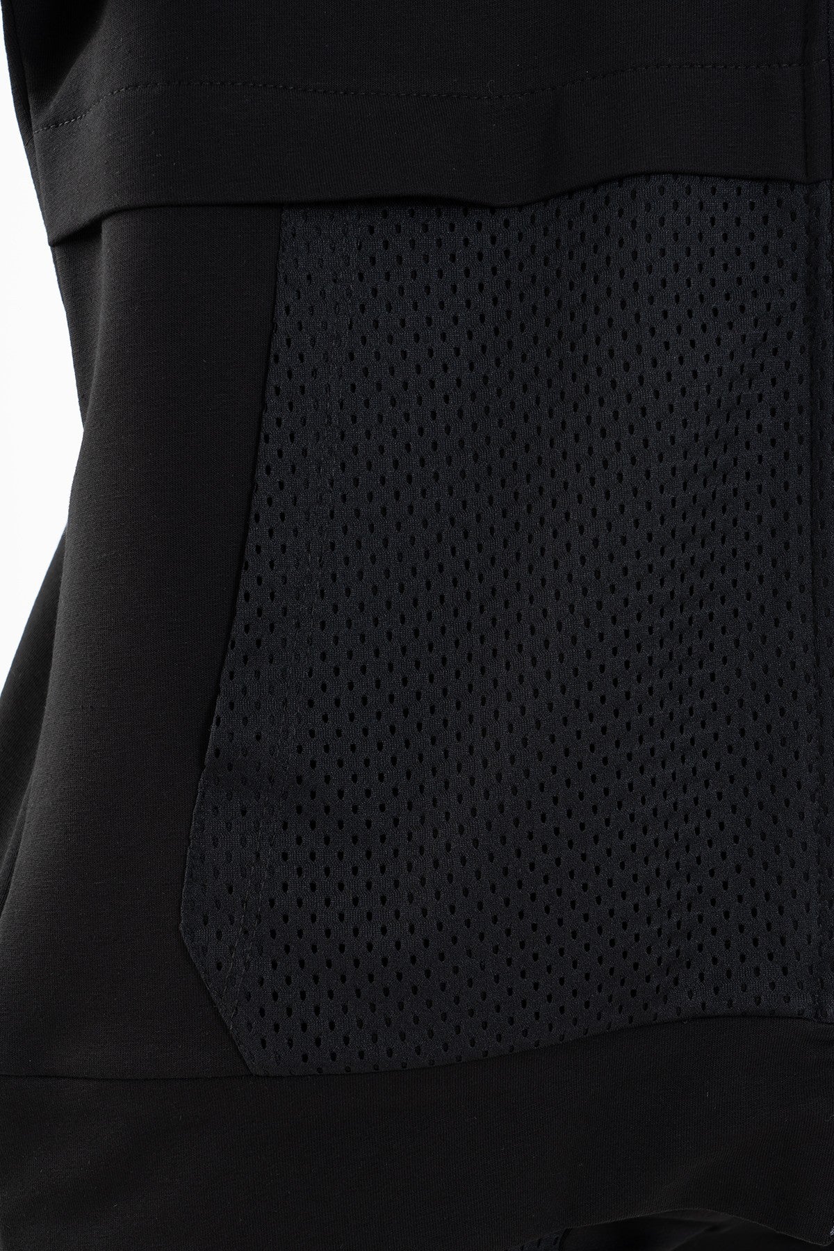 Comfort Kadın Dik Yaka Siyah Tracktop