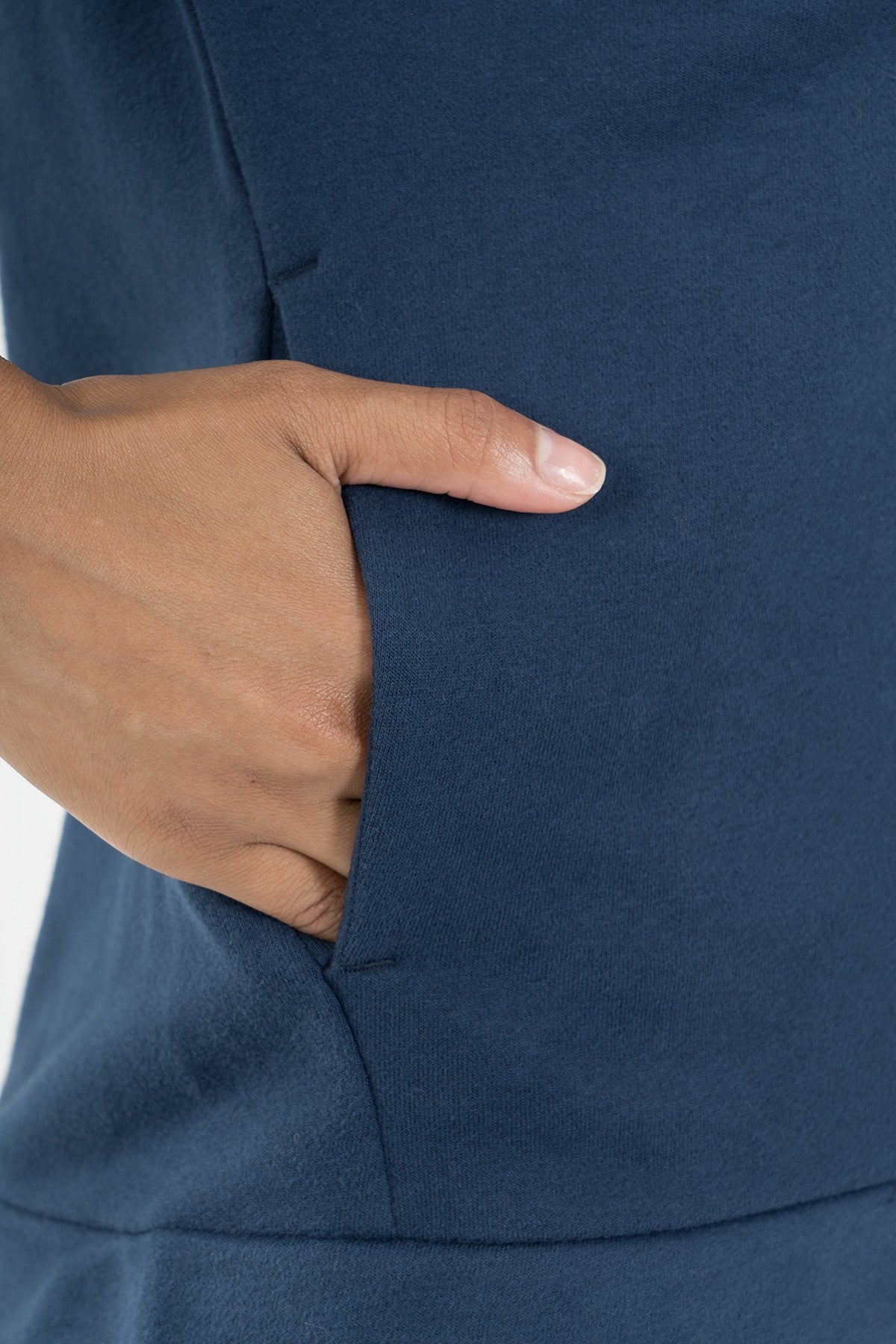 Comfort Kadın Kapüşonlu Lacivert Tracktop