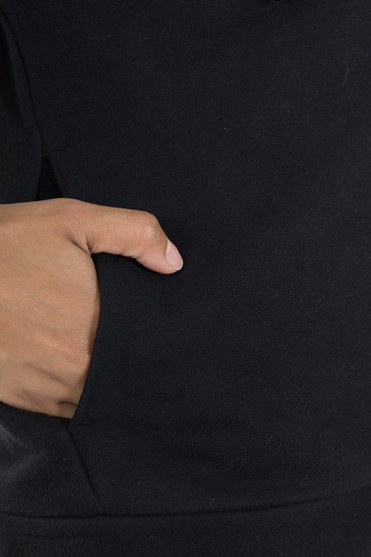 Comfort Kadın Kapüşonlu Siyah Tracktop