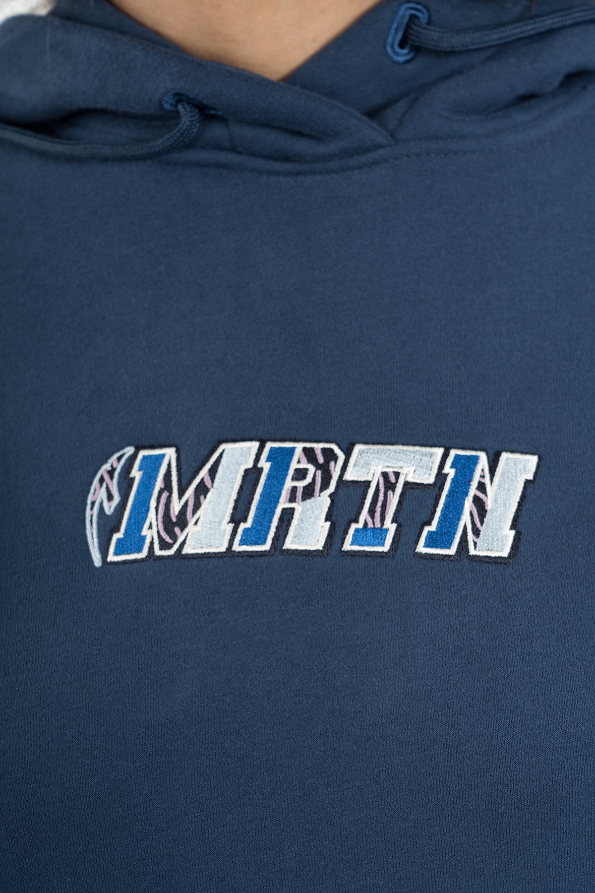 Comfort Kadın Kapüşonlu Lacivert Sweatshirt